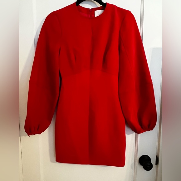 CINQ A SEPT Red mini dress - Picture 3 of 5